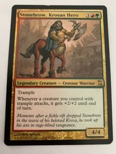 MTG Magic The Gathering - Stonebrow, Krosan Hero - Time Spiral - LP