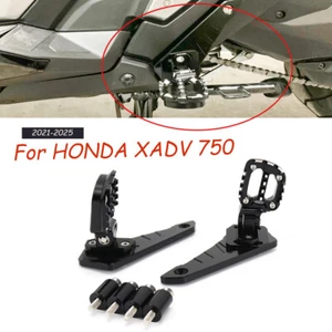Folding Rear Foot Pegs For HONDA XADV 750 X-ADV750 2021-2025 Footrest Passenger - Picture 1 of 12