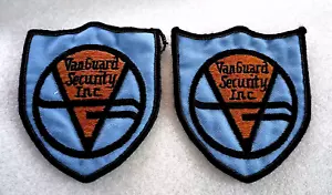 2 Vintage VanGuard Security Inc. Obsolete Cloth Shoulder Patch NOS 1960s - Bild 1 von 4
