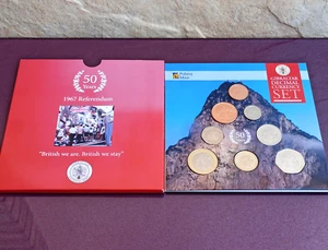 1967 Referendum 50 Years, 2017 Gibraltar Decimal Currency Set Uncirculated Pack - Picture 1 of 17