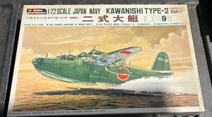 Vintage Hasegawa 1:72 Scale Kawanishi Type-2 (Emily) H8K2 Flying Boat Kit #JS-21 - Picture 1 of 13