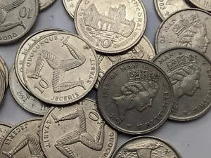 Isle of Man; 10p Zehn-Pence-Münze, wählen Sie Ihr Datum - Bild 1 von 10
