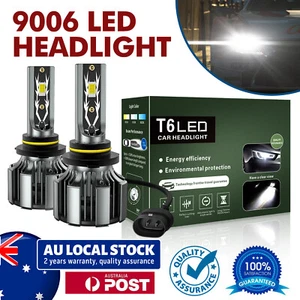 2x 9006/HB4 LED Low Beam Bulbs Ice Blue 8000K Replace Globes For Holden Cruze 14 - Picture 1 of 9