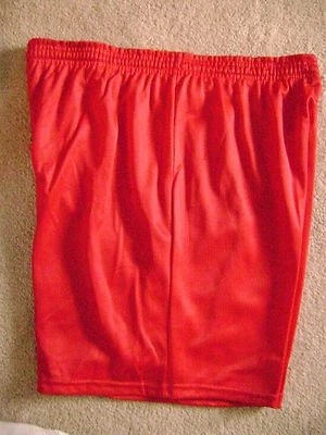 3 Pairs of Mens Majestic Mesh Shorts Size Medium 30-32 RED - Image 1 of 2