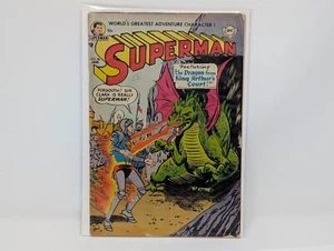 Superman #86 DC Comics Golden Age, January 1954, Dragon From King Arthur's Court - Picture 1 of 15