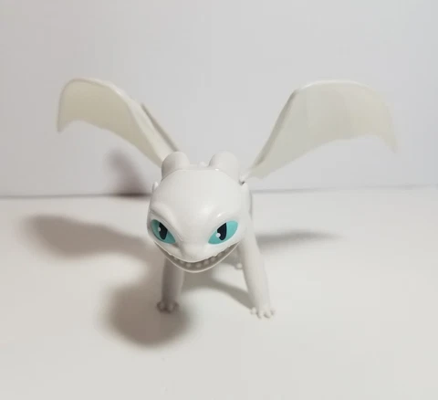 How To Train Your Dragon Action Figure Light Fury Toy 2018 7" Long Dreamworks Cover