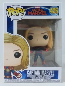 Marvel Funko Pop - Captain Marvel - No. 425 - Free Protector - Picture 1 of 24