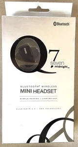 Q7 Midnight Bluetooth Wireless Mini Headset EDR Technologie NOS - Bild 1 von 4