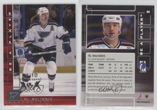 2001-02 ITG Be A Player Memorabilia Ruby Spring Expo /10 Al MacInnis #84 HOF