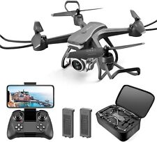 2023 New RC Drone 4K HD Wide Angle Camera WIFI Drone Quadcopter + 2 Battery