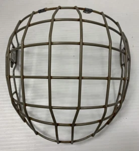 Vintage RARE Bauer FM2500 True Vision 2 hockey player cage size large gray - Picture 1 of 3