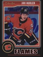2014-15 O-Pee-Chee Black Rainbow #66 Jiri Hudler /100