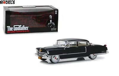 1955 CADILLAC FLEETWOOD SERIES 60 The Godfather Greenlight #84091 Die Cast 1/24 - Immagine 1 di 4
