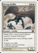 FOIL Diving Griffin | MtG Magic 8th Edition | English | Near Mint