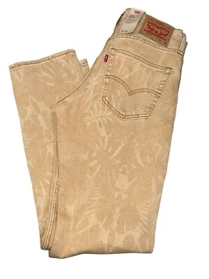 Levi's Men's 511 Slim Fit Floral Aldo Print Jeans Color Beige Floral 045114482 - Image 1 of 3