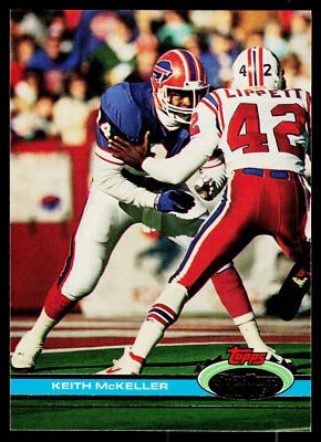 Keith McKeller, 1991 Stadium Club, #452, Buffalo Bills, - Image 1 of 2