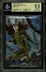 1995 Marvel X-Men Ultra Sinister Observations Chrome ROGUE BGS 9.5 9.5 9.5 9.5 - Picture 1 of 2