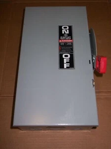 New GE THN3362 60 Amp 600v Non Fused 3Ph NEMA 1 Safety Switch Disconnect - Picture 1 of 3