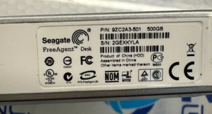 Seagate FreeAgent Desk 500GB External 7200RPM - Picture 1 of 3
