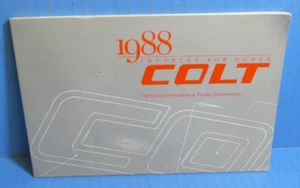 88 1988 Dodge Colt owners manual - Picture 1 of 1