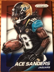 2014 Panini Prizm Prizms Red White & Blue Ace Sanders #170 Jacksonville Jaguars - Picture 1 of 2