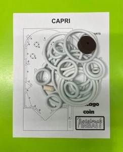 1956 Chicago Coin Capri Pinball Machine Rubber Ring Kit - Picture 1 of 1