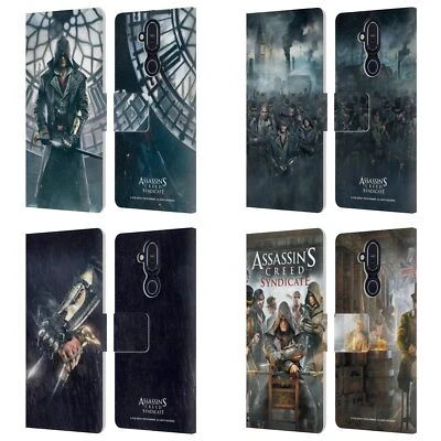 OFFICIAL ASSASSIN'S CREED SYNDICATE KEY ART LEATHER BOOK CASE FOR NOKIA PHONES - Image 1 of 4