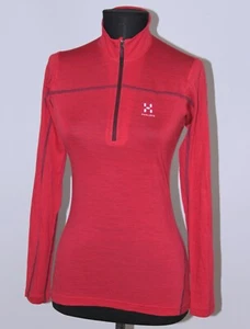 Camisa Haglofs Mujer Roja Desgaste Activo Mangas Largas Talla XS - Imagen 1 de 4