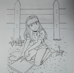 RPG ART original #26 Steve Jackson Games Artist Girl 2 de 2 por "Phred" Rawles - Imagen 1 de 1