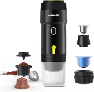 Portable Electric Espresso Machine,Travel Coffee Maker for Camping, Car Coffee M - Picture 1 of 7