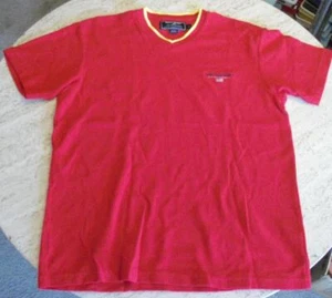 POLO SPORT RALPH LAUREN MEN'S V NECK PULLOVER RED COTTON SIZE L - Picture 1 of 5