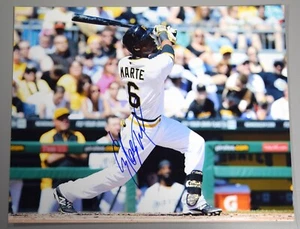 Starling Marte Signed 11x14 Photo Pittsburgh Pirates Autograph - Picture 1 of 1