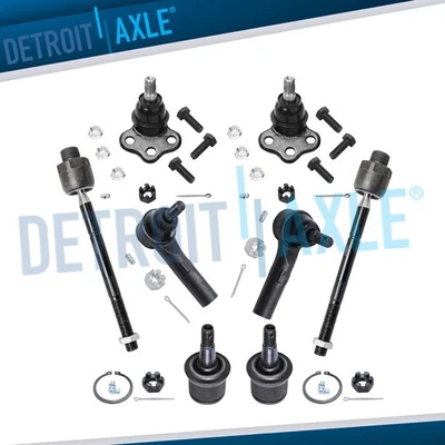 Rótulas superiores inferiores Tierods exteriores interiores para Dodge Durango Dakota 4x4 Foto 1 de 4