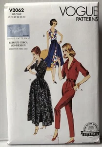 Vogue V2062 Misses Slack Suit And Skirt Sewing Pattern Size 18-20-22-24-26 Uncut - Picture 1 of 2