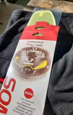 Universal AGV K6 K6-S Motorcycle Visor Anti-Fog Pin-lock Insert Clear - Image 1 of 4