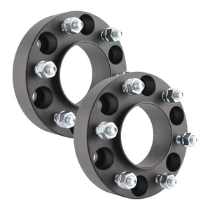 2X 1.5" 6x5.5 Wheel Spacers For 2013-2025 Ford Ranger 2021-2025 Bronco 12x1.5 - Picture 1 of 6