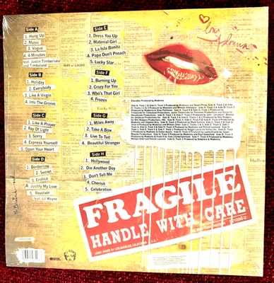 MADONNA CELEBRATION VINYL & PROMO CD LOT MNT LP 4 RECORD BOX TOUR BRAINWASH - Image 1 of 4