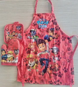 4-tlg. Kinder-Küchenset: Schürze, Topflappen, Nudelholz, Marke "Paw Patrol" - Bild 1 von 3