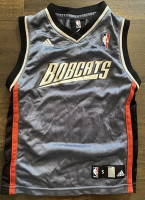 🏀 NBA jersey Bobcats Youth Small Adidas White NBA Charlotte Hornets - Image 1 of 2