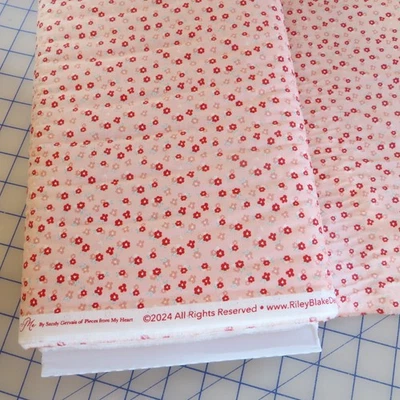 Yard, You & Me Tossed Floral Pink Tiny Flowers $3.99 Ships ANY Amount Of Fabric - Image 1 of 2