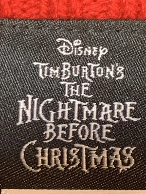 Новый 2XL (50-52) кошмар перед Рождеством Jack Skellington уродливый свитер - Изображение 1 из 4