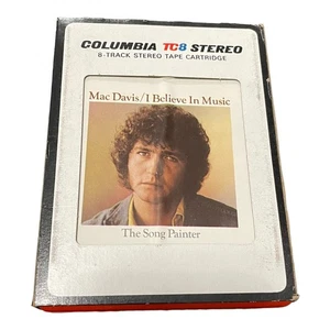 Mac Davis I Believe In Music 8 Track Tape - Picture 1 of 3