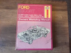 Haynes Ford Escort Manual - Picture 1 of 2