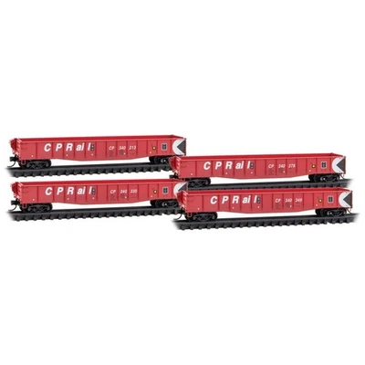 Micro-Trains N 98300239 CP Rail Canadian Pacific 50' Steel Gondola Train Set - Image 1 of 4