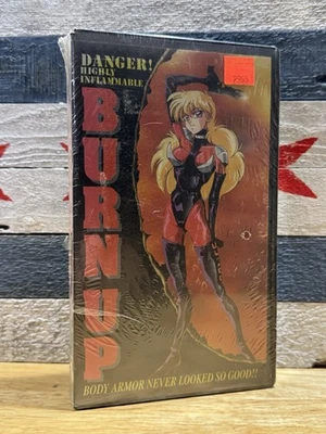 Burn Up (VHS, 1991) New Sealed Anime AD Vision - Image 1 of 4