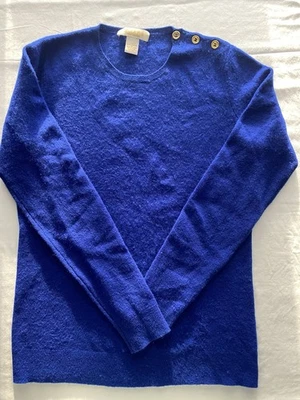 Peck and Peck Women's Royal Blue 100% Cashmere Sweater Size Medium - Image 1 of 4