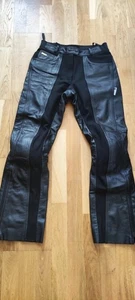 Richa Ladies Motorcycle Trousers Liberty Shorts Leather Textile - UK 12 S VGC - Picture 1 of 24