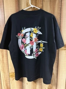 Common Hype Floral Tee Black Size Medium - Picture 1 of 4