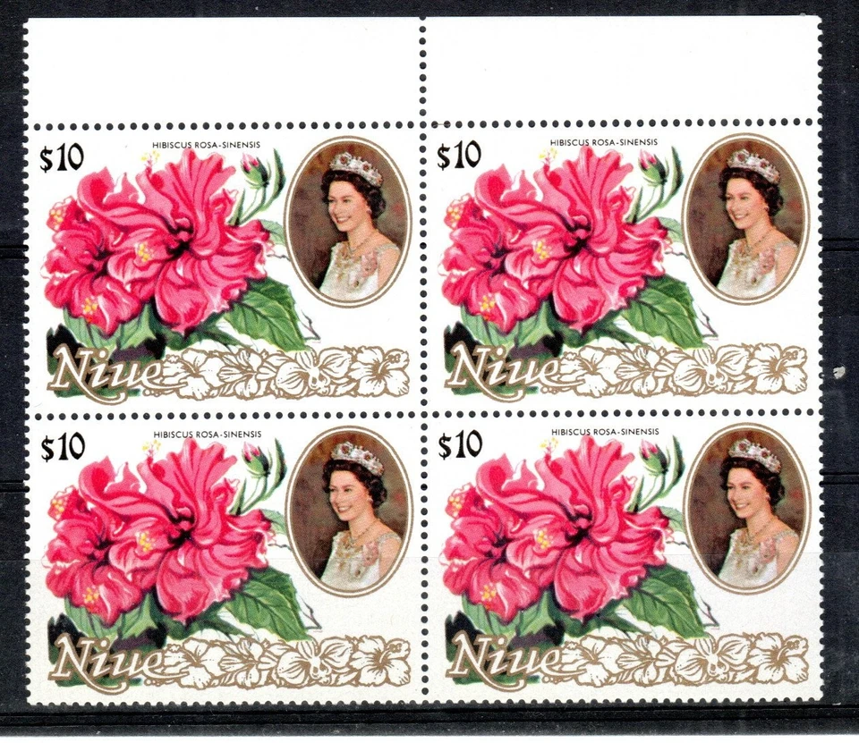 Niue 1981-82 Flowers (1st series) between SG 381-410  MNH blocks of 8 and 4 - Image 1 of 1