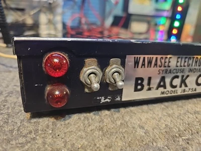 PIEZAS/REPARACIÓN WAWASEE ELECTRONICS BLACK CAT JB-75A VINTAGE SIN PROBAR Foto 1 de 4